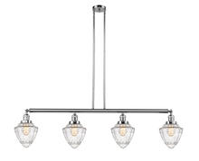 Innovations Lighting 214-PC-G664-7 - Bullet - 4 Light - 50 inch - Polished Chrome - Stem Hung - Adjustable Island Light