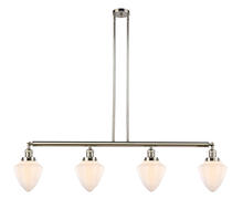 Innovations Lighting 214-PN-G661-7 - Bullet - 4 Light - 50 inch - Polished Nickel - Stem Hung - Adjustable Island Light