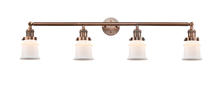 Innovations Lighting 215-AC-G181S - Canton - 4 Light - 42 inch - Antique Copper - Adjustable Bath Vanity Light