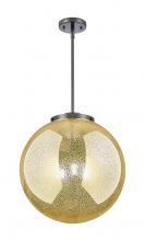 Innovations Lighting 221-3S-BK-G208-16 - Beacon - 3 Light - 16 inch - Matte Black - Cord hung - Pendant