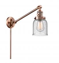 Innovations Lighting 237-AC-G54-LED - Bell - 1 Light - 8 inch - Antique Copper -Adjustable Swing Arm