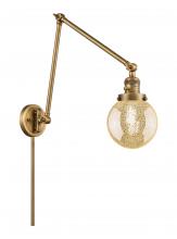 Innovations Lighting 238-BB-G208-6 - Beacon - 1 Light - 6 inch - Brushed Brass -Adjustable Swing Arm