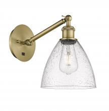 Innovations Lighting 317-1W-AB-GBD-754-LED - Bristol - 1 Light - 8 inch - Antique Brass - Adjustable Sconce