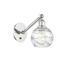 Innovations Lighting 317-1W-PN-G1213-6 - Athens Deco Swirl - 1 Light - 6 inch - Polished Nickel - Adjustable Sconce