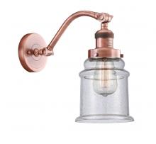Innovations Lighting 515-1W-AC-G184 - Canton - 1 Light - 6 inch - Antique Copper - Adjustable Sconce