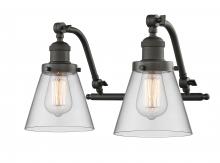Innovations Lighting 515-2W-OB-G62 - Cone - 2 Light - 18 inch - Oil Rubbed Bronze - Adjustable Bath Vanity Light