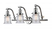 Innovations Lighting 515-3W-PC-G184S - Canton - 3 Light - 28 inch - Polished Chrome - Adjustable Bath Vanity Light