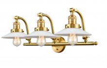 Innovations Lighting 515-3W-SG-G1-LED - Halophane - 3 Light - 28 inch - Satin Gold - Adjustable Bath Vanity Light