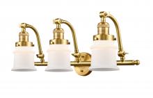 Innovations Lighting 515-3W-SG-G181S - Canton - 3 Light - 28 inch - Satin Gold - Adjustable Bath Vanity Light