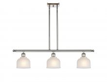 Innovations Lighting 516-3I-PN-G411 - Dayton - 3 Light - 36 inch - Polished Nickel - Cord hung - Island Light