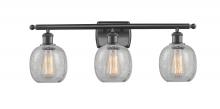Innovations Lighting 516-3W-BK-G105-LED - Belfast - 3 Light - 26 inch - Matte Black - Bath Vanity Light