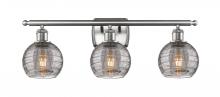 Innovations Lighting 516-3W-SN-G1213-6SM - Athens Deco Swirl - 3 Light - 26 inch - Brushed Satin Nickel - Bath Vanity Light
