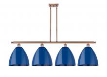 Innovations Lighting 516-4I-AC-MBD-12-BL - Plymouth - 4 Light - 50 inch - Antique Copper - Cord hung - Island Light