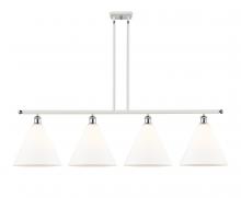 Innovations Lighting 516-4I-WPC-GBC-121 - Berkshire - 4 Light - 50 inch - White Polished Chrome - Cord hung - Island Light