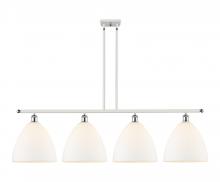 Innovations Lighting 516-4I-WPC-GBD-121 - Bristol - 4 Light - 50 inch - White Polished Chrome - Cord hung - Island Light