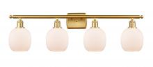 Innovations Lighting 516-4W-SG-G101 - Belfast - 4 Light - 36 inch - Satin Gold - Bath Vanity Light