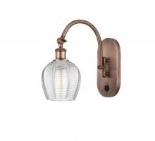 Innovations Lighting 518-1W-AC-G462-6 - Norfolk - 1 Light - 6 inch - Antique Copper - Adjustable Swing Arm