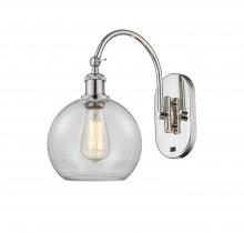 Innovations Lighting 518-1W-PN-G122-8 - Athens - 1 Light - 8 inch - Polished Nickel - Adjustable Swing Arm