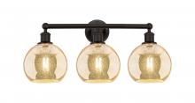 Innovations Lighting 616-3W-OB-G128-8 - Athens - 3 Light - 26 inch - Oil Rubbed Bronze - Bath Vanity Light