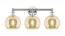 Innovations Lighting 616-3W-PN-G128-8 - Athens - 3 Light - 26 inch - Polished Nickel - Bath Vanity Light