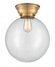 Innovations Lighting 623-1F-BB-G202-12 - Beacon - 1 Light - 12 inch - Brushed Brass - Flush Mount