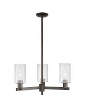 Innovations Lighting 716-3CR-OB-G804 - Clymer - 3 Light - 26 inch - Oil Rubbed Bronze - Stem hung - Flush Mount