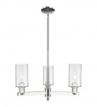 Innovations Lighting 716-3CR-PN-G802 - Clymer - 3 Light - 26 inch - Polished Nickel - Stem hung - Flush Mount