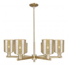 Innovations Lighting 716-6CR-CB-G116 - Cobbleskill - 6 Light - 35 inch - Champagne Bronze - Stem hung - Chandelier