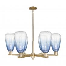 Innovations Lighting 716-6CR-CB-G480-6SB - Brookhaven Almond - 6 Light - 24 inch - Champagne Bronze - Chandelier