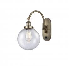 Innovations Lighting 918-1W-AB-G204-8 - Beacon - 1 Light - 8 inch - Antique Brass - Adjustable Swing Arm