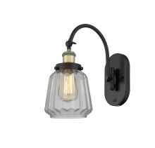 Innovations Lighting 918-1W-BAB-G142 - Chatham - 1 Light - 7 inch - Black Antique Brass - Adjustable Swing Arm