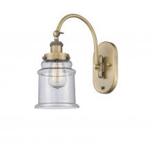 Innovations Lighting 918-1W-BB-G184-LED - Canton - 1 Light - 7 inch - Brushed Brass - Adjustable Swing Arm