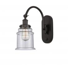 Innovations Lighting 918-1W-OB-G184 - Canton - 1 Light - 7 inch - Oil Rubbed Bronze - Adjustable Swing Arm
