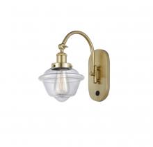 Innovations Lighting 918-1W-SG-G532 - Oxford - 1 Light - 8 inch - Satin Gold - Adjustable Swing Arm