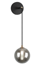 Matteo Lighting W81001SM - Magma Smoke Wall Sconce