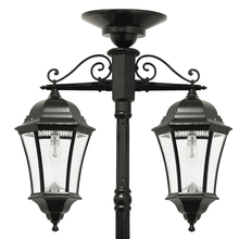 VICTORIAN STYLE  STREET LIGHTS/ WHITE LAMP POST  MADE WITH  NEW PARTS 