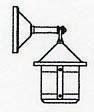 Arroyo Craftsman BB-6STN-RC - 6" berkeley short body wall mount