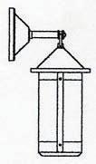 Arroyo Craftsman BB-7LCR-RC - 7" berkeley long body wall mount