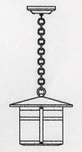 Arroyo Craftsman BH-11AM-RB - 11" berkeley pendant