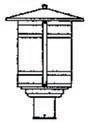 Arroyo Craftsman BP-11LAM-P - 11" berkeley long body post mount