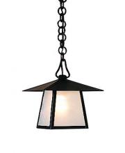 Arroyo Craftsman CH-8TOF-P - 8" carmel pendant with t-bar overlay