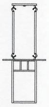 Arroyo Craftsman HCM-14DTM-RB - 14" huntington hanging pendant with double t-bar overlay