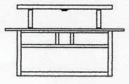 Arroyo Craftsman HCM-15EAM-RB - 15" huntington ceiling mount without overlay (empty)