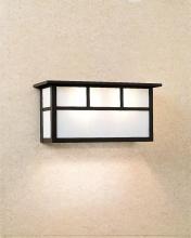 Arroyo Craftsman HS-14SDTTN-BZ - 14" huntington short body sconce with double t-bar overlay