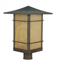 Arroyo Craftsman KAP-12TSCR-P - 12" katsura post mount with toshi overlay
