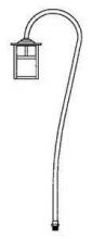 Arroyo Craftsman LV36-M5ECS-S - low voltage 5" mission fixture without overlay (empty)