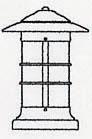 Arroyo Craftsman NC-9LTN-VP - 9" newport long body column mount