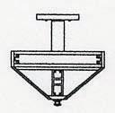 Arroyo Craftsman PIH-11ERM-RC - 11" pasadena inverted ceiling mount without filigree (empty)