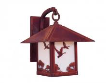 Arroyo Craftsman TRB-12GSTN-RC - 12" timber ridge wall bracket with goose filigree