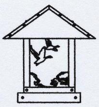 Arroyo Craftsman TRC-12GSTN-BZ - 12" timber ridge column mount with goose filigree